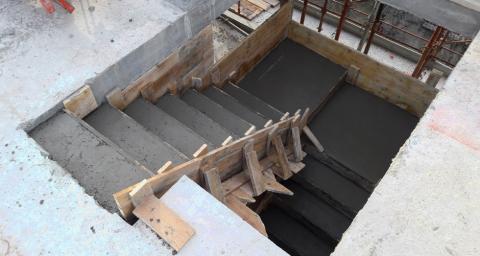 Escaliers en béton armé